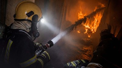 пожежа, вогонь, загорання, рятувальники, пенсіонер, підвал, тернопіль
