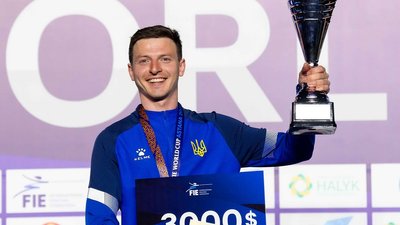 Роман Свічкар, фехтувальник збірної України виграв етап Кубка світу в Астані