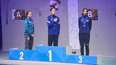 Ніна Вознюк, Дніпро, скелелазіння