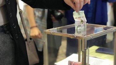 У Кобеляцькій ТГ на Полтавщині зібрали понад 400 тисяч гривень на потреби ЗСУ