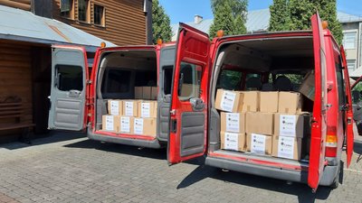 Прикарпатський Карітас закупив допомги Прикарпатський Карітас закупив допомги