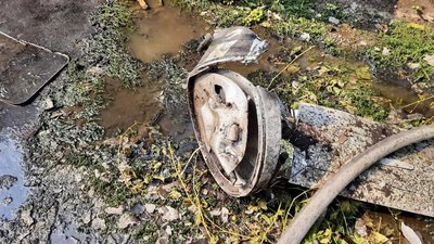 Над Дніпропетровщиною сили ППО збили чотири ракети "Калібр": уламками пошкоджено 4 будинки Над Дніпропетровщиною сили ППО збили чотири ракети "Калібр": уламками пошкоджено 4 будинки