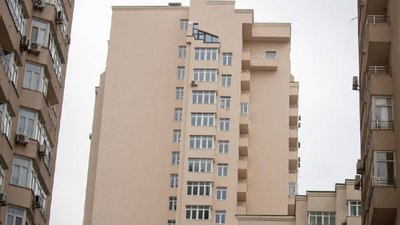 Відновлена багатоповерхівка на вул. Митрополита Липківського у Солом'янському районі Києва