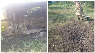 Бойовики обстріляли Золоте-4. Снаряд розірвалася на приватному подвір'ї