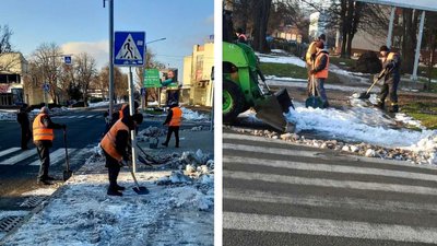 На вулицях Черкас сніг розчищають 11 спецмашині і 11 тракторів На вулицях Черкас сніг розчищають 11 спецмашині і 11 тракторів