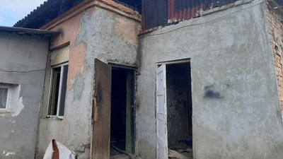Будинок, в якому сталася пожежа Будинок, в якому сталася пожежа