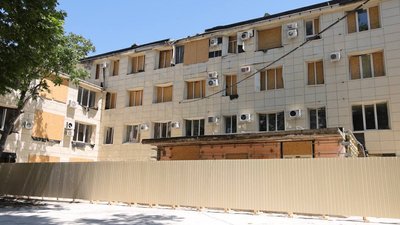 Пологовий будинок №5, обстріл, атака, БпЛА