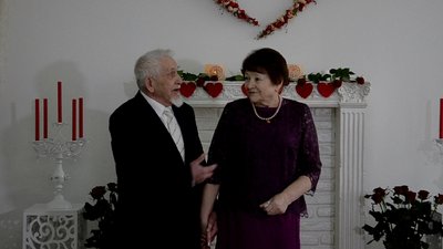 Після 62-х років шлюбу тернополяни Василь та Людмила Лазарчуки оновили свої обітниці