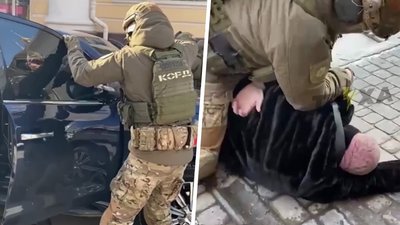 Спецпризначенці у центрі Харкова затримали фігуранта справи про вимагання Спецпризначенці у центрі Харкова затримали фігуранта справи про вимагання