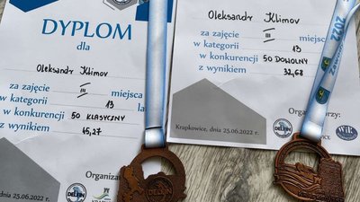 Двічі "бронза". Сумчанин взяв участь у польських змаганнях з плавання Двічі "бронза". Сумчанин взяв участь у польських змаганнях з плавання