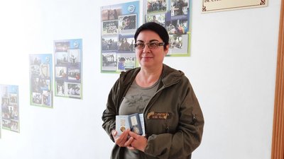 Волонтерка Ірина Максим’як Волонтерка Ірина Максим’як