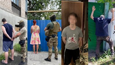 На Донеччині затримали п'ятох корегувальників російських окупантів