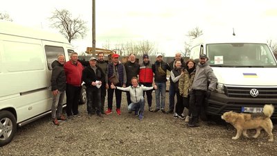Дворазовий олімпійський чемпіон Маркус Васмаєр привіз гуманітарну допомогу з Німеччини в Україну