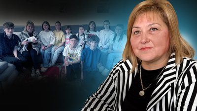 Олена Мацицька з Полтавщини виховує десятьох дітей