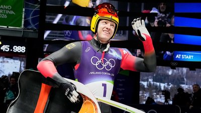 Макс Ланґенган, новий олімпійський чемпіон у чоловічих одномісних санах