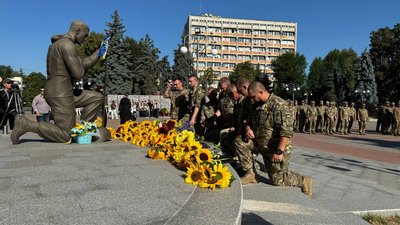 Вшанування пам'яті бійців у Черкасах