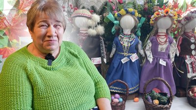 Херсонщина, майстриня, Катерина Усова, ляльки-мотанки, творчість, вишивка, бісер 