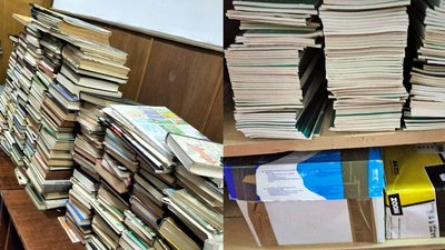 Бібліотека в Луцьку за рік зібрала майже дві тонни російськомовних книг на макулатуру