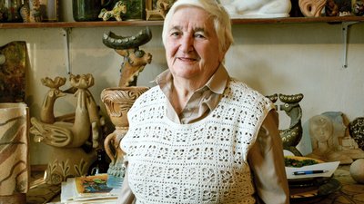 Померла Оксана Грудзинська, авторка панно у вестибюлі станції метро "Хрещатик"