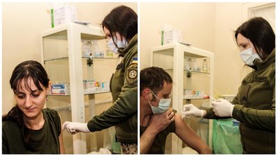 Серед військовослужбовців розпочався третій етап вакцинації — штаб ООС