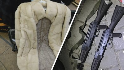 Шуби, автомати та боєприпаси. На Буковині затримали чоловіка, який ймовірно обікрав будинок в Києві