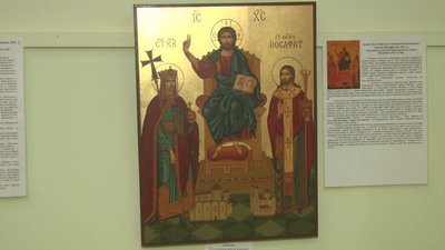 У Хмельницькому відкрили виставку "Відродження української ікони X — XX століть", 9 листопада 2023. Фото: Суспільне Хмельницький У Хмельницькому відкрили виставку "Відродження української ікони X — XX століть", 9 листопада 2023. Фото: Суспільне Хмельницький