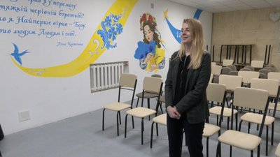 Представниця благодійного фонду Марія Лотвін