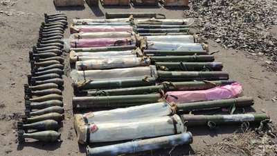 У Маріуполі на території покинутого заводу виявили схованку боєприпасів