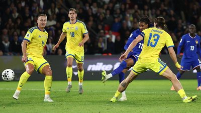 Збірна України з футболу в матчі проти Франції у відборі на ЧС-2026