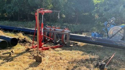 Повернули воду для майже 40 тисяч людей. У Грушівській громаді Криворізького району завершили будівництво трубопроводу