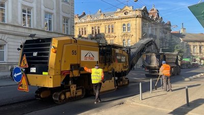 Ремонт дорожнього покриття на вул. Зеленій