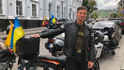 Паулюс Саударгас, віцеспікер Сеймасу Литовської Республіки на зустрічі в Тернополі