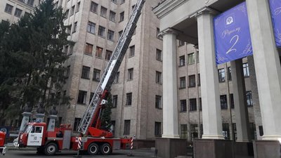 Перевірка пожежної безпеки: у Харкові з університету евакуювали понад 6 тисяч студентів