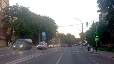 Наїзд на пішохода у Львові