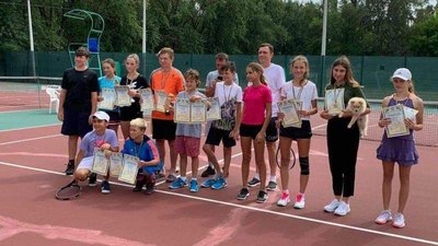 Тенісний турнір серед спортсменів до 14 років завершився у Сумах