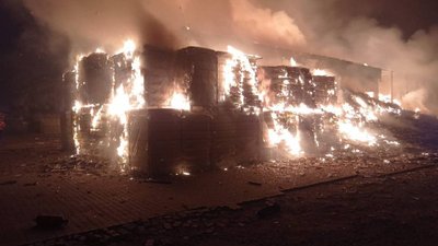 Винзавод, цех, підприєство, вогонь, атака РФ, Одещина