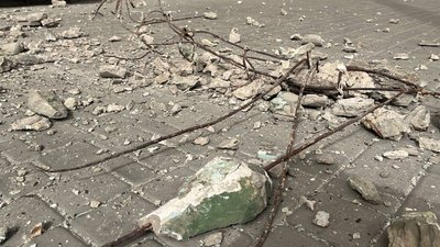 обвалився балкон на Яворницького, Дніпро