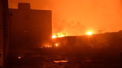 В "ДНР" палає: в окупованому Шахтарську горить нафтобаза