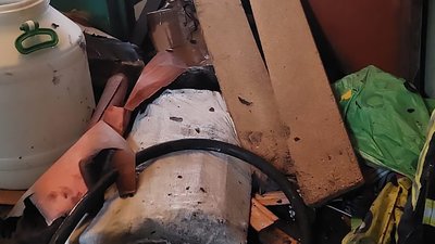 Наслідки пожежі у кладовій на проспекті Соборності у Луцьку
