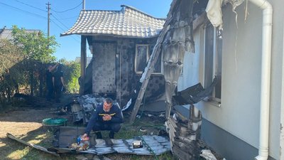 Пожежа в будинку активіста Шабуніна: поліція не знайшла слідів вибухівки