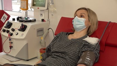 У Черкасах здавали кров на користь "сонячних дітей"