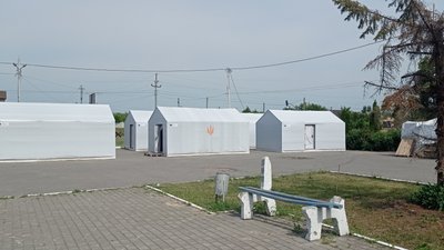 Модульне містечко в Циркунах. Червень 2023 року. Фото: Лариса Говина/Суспільне Харків Модульне містечко в Циркунах. Червень 2023 року. Фото: Лариса Говина/Суспільне Харків