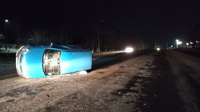 На Рівненщині поліція шукає свідків ДТП, у якій перевернувся бус На Рівненщині поліція шукає свідків ДТП, у якій перевернувся бус