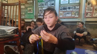 Учасниця акції Ілона Братців