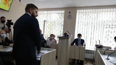 Другий адвокат обвинуваченої Богдан Глядик Другий адвокат обвинуваченої Богдан Глядик