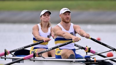 Анна Айсанова та Ярослав Коюда на чемпіонаті світу-2025