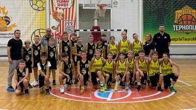 Юні баскетболісти, з Тернополя, здобули перемогу, на чемпіонаті України