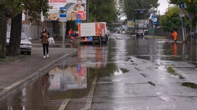 негода в Одесі, Пересипський район, дощ