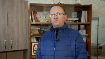 Голова правління Українського товариства сліпих у Чернігові Максим Гоцало Голова правління Українського товариства сліпих у Чернігові Максим Гоцало