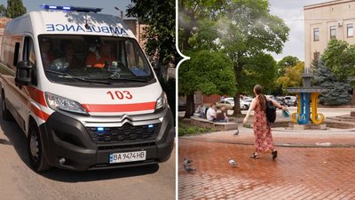 Перегрівання на сонці: за два тижні медики Кіровоградщини зафіксували 11 випадків